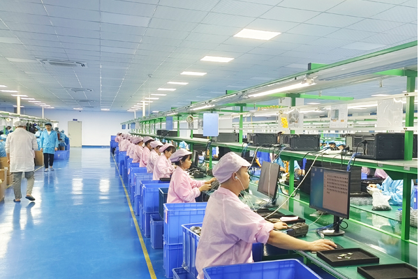 组装加工生产流水线